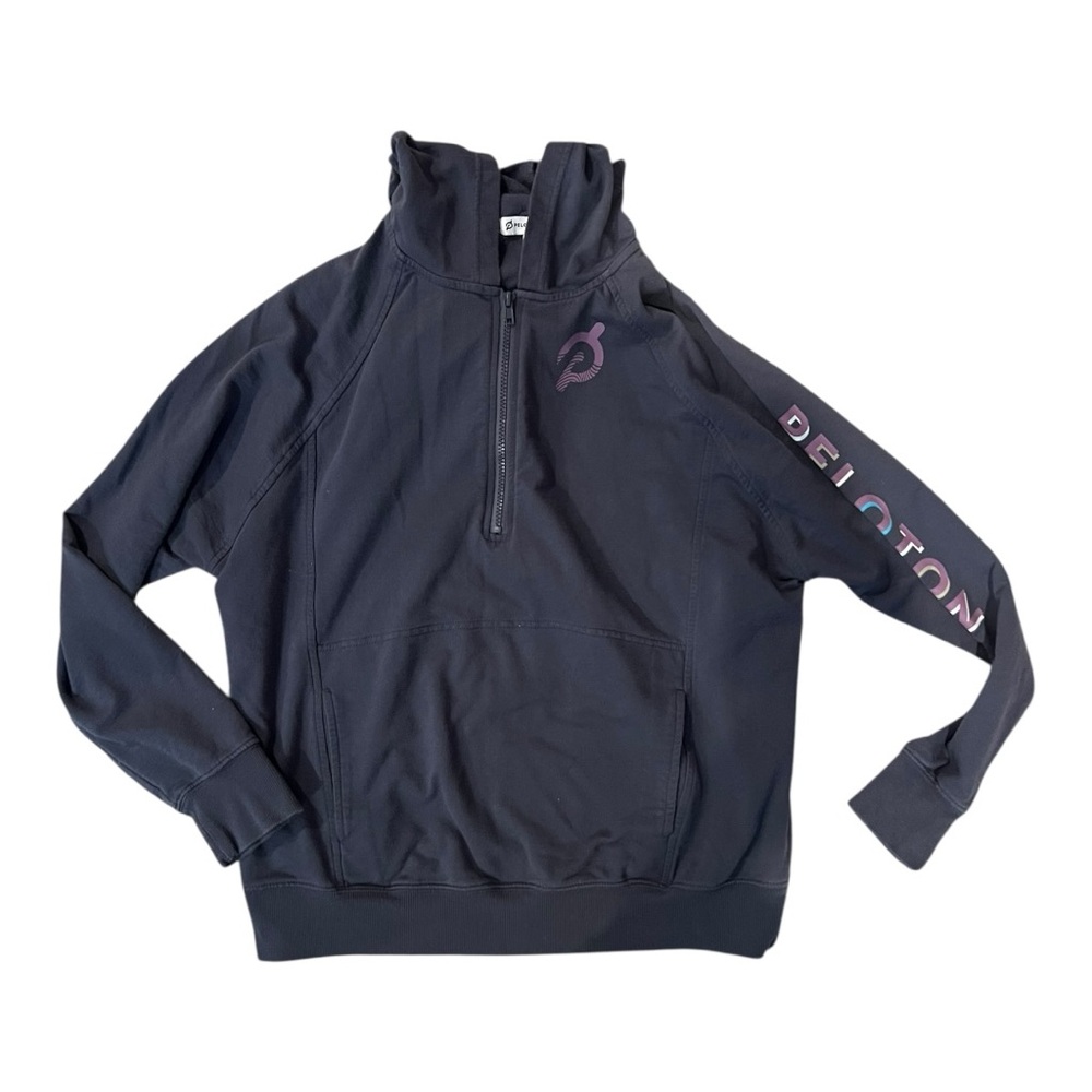 Peloton Make Your Mark Half Zip Hoodie Sweatshirt Size Medium - Picture 4 of 7
